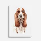 retrato basset