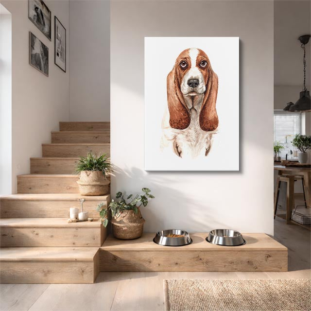 retrato basset