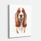 retrato basset