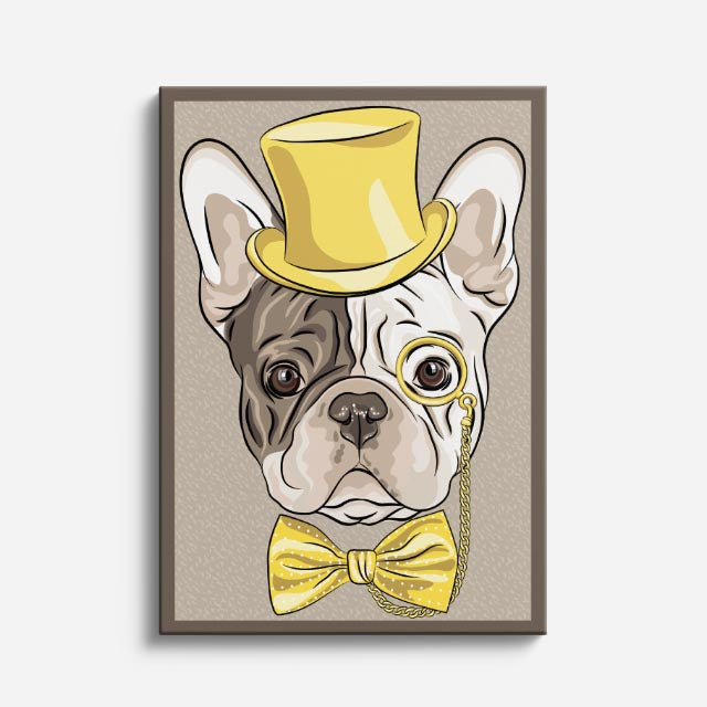 bulldog de gala