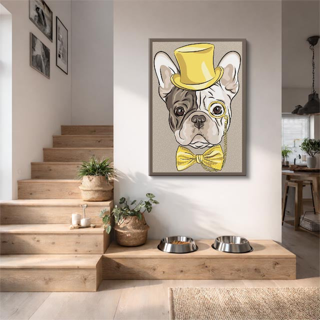 bulldog de gala