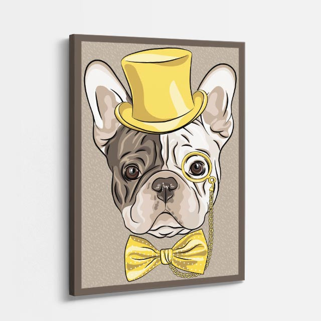 bulldog de gala