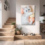 gatito y estambre