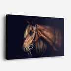 cuadro canvas vida salvaje retrato clásico de caballo horizontal