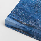 cuadro canvas vida salvaje caballos galopando en mar horizontal