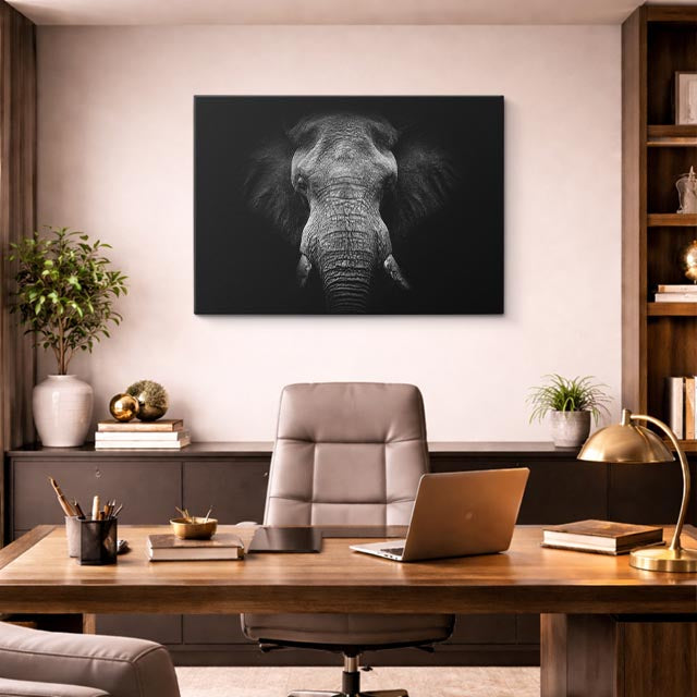 cuadro canvas vida salvaje espíritu del elefante horizontal