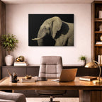 cuadro canvas vida salvaje gigante de marfil horizontal