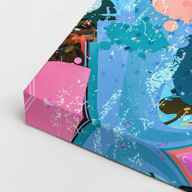 cuadro canvas vida salvaje elefante pop salvaje horizontal