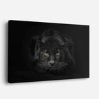 cuadro canvas vida salvaje sombra de pantera negra horizontal