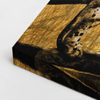 cuadro canvas vida salvaje leopardo dorado salvaje horizontal