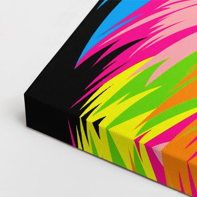 cuadro canvas vida salvaje león pop salvaje horizontal