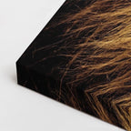 cuadro canvas vida salvaje retrato león salvaje horizontal
