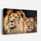 cuadro canvas vida salvaje familia real salvaje horizontal