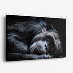 cuadro canvas vida salvaje chimpancé descansando horizontal