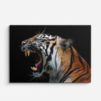 cuadro canvas vida salvaje tigre rugiendo horizontal
