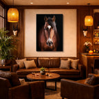 cuadro canvas vida salvaje caballo de estrella vertical