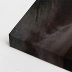 cuadro canvas vida salvaje caballo negro noble vertical