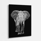 cuadro canvas vida salvaje elefante de marfil vertical