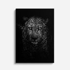 cuadro canvas vida salvaje leopardo de sombra vertical