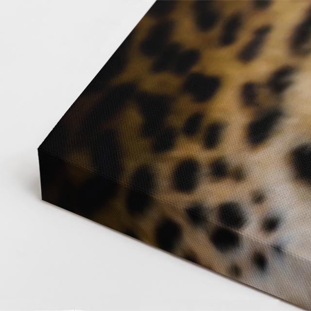 cuadro canvas vida salvaje retrato del leopardo vertical