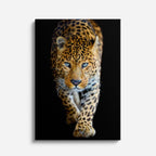 cuadro canvas vida salvaje paso del leopardo vertical
