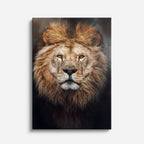 cuadro canvas vida salvaje melena de plata vertical