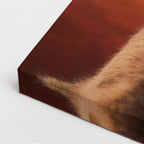 cuadro canvas vida salvaje cachorro de fuego vertical