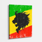 cuadro canvas vida salvaje melena rastafari vertical