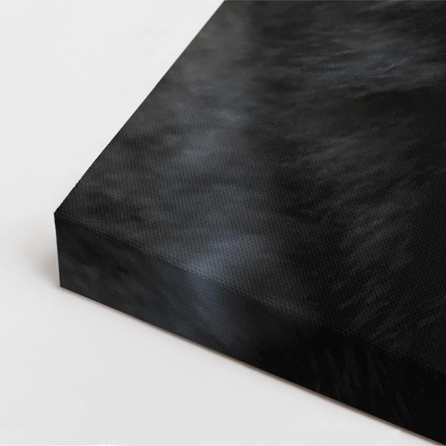 cuadro canvas vida salvaje lobo de la niebla vertical