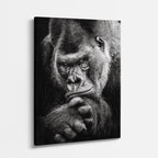 cuadro canvas vida salvaje pensador de la selva vertical