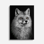 cuadro canvas vida salvaje lince plateado vertical