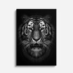 cuadro canvas vida salvaje tigre oscuro vertical