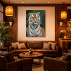 cuadro canvas vida salvaje tigre sereno vertical
