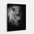cuadro canvas vida salvaje tigre nocturno vertical
