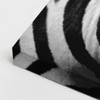 cuadro canvas vida salvaje cebra de ébano vertical