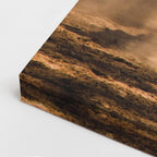 cuadro canvas vida salvaje cebra al galope vertical