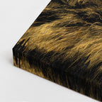 cuadro canvas vida salvaje simio dorado vertical
