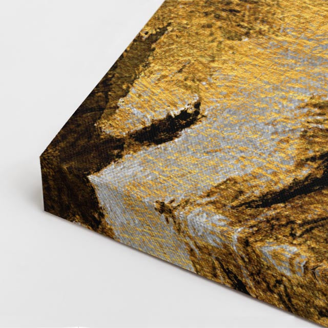 cuadro canvas vida salvaje lobo de la luna vertical
