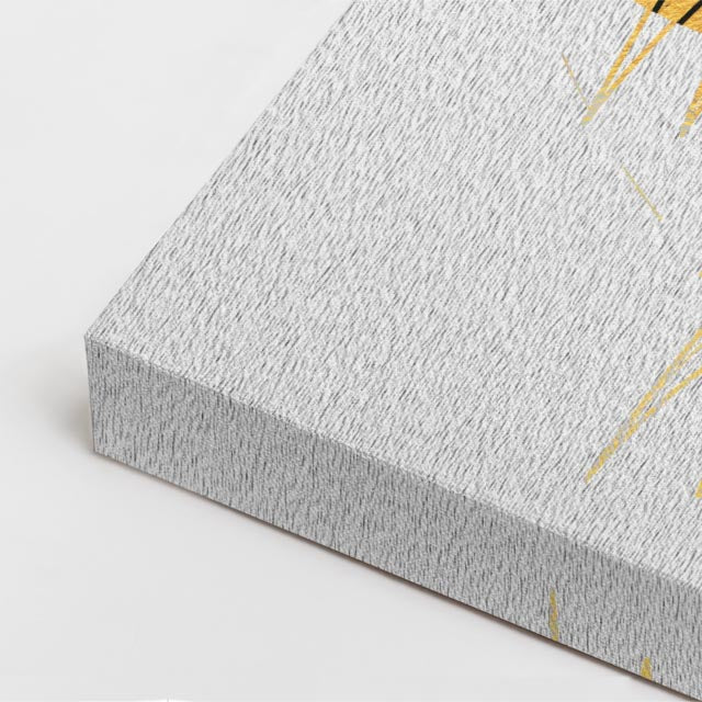 cuadro canvas vida salvaje león solar dorado vertical