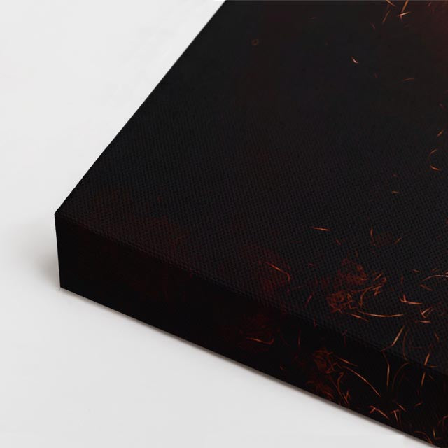 cuadro canvas arte cósmico profeta del león horizontal