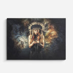 cuadro canvas arte cósmico oráculo celeste horizontal