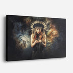 cuadro canvas arte cósmico oráculo celeste horizontal