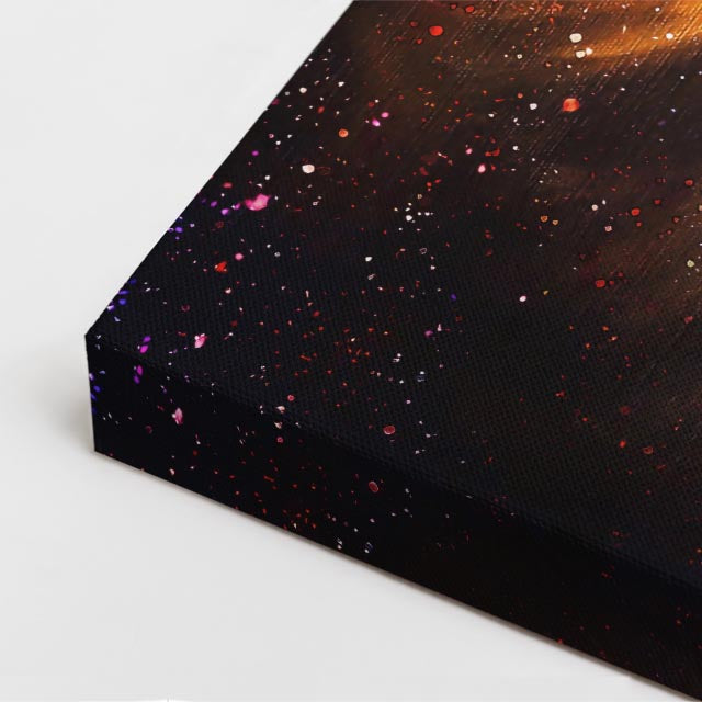 cuadro canvas arte cósmico león prisma vertical musafy