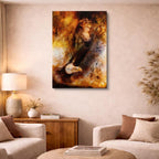 cuadro canvas arte cósmico alas de poder vertical musafy