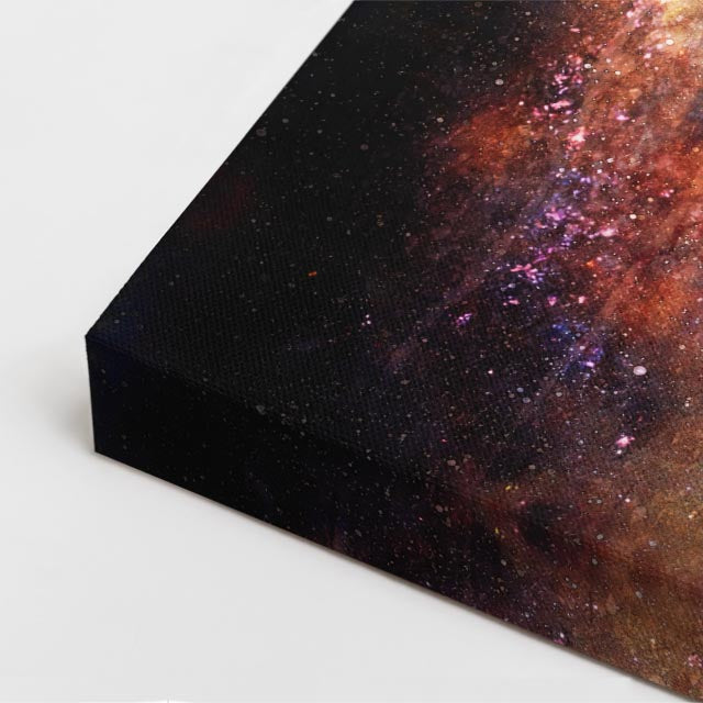 cuadro canvas arte cósmico dualidad salvaje vertical musafy