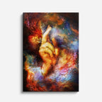 cuadro canvas arte cósmico creación divina vertical musafy