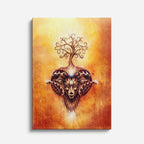 cuadro canvas arte cósmico símbolo vital vertical musafy