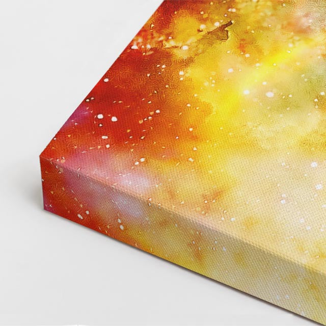 cuadro canvas arte cósmico mariposa cósmica vertical musafy