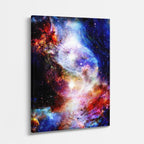 cuadro canvas arte cósmico nebulosa animal vertical musafy