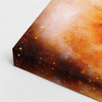 cuadro canvas arte cósmico zorro cósmico vertical musafy